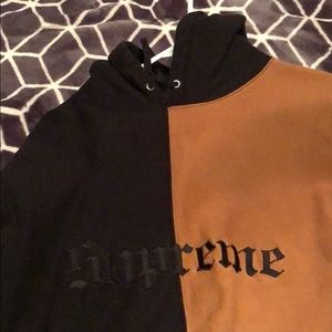 Supreme old school English hoodie